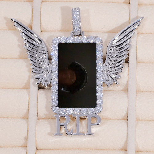 RIP WING 3D CUSTOM PICTURE PENDANT