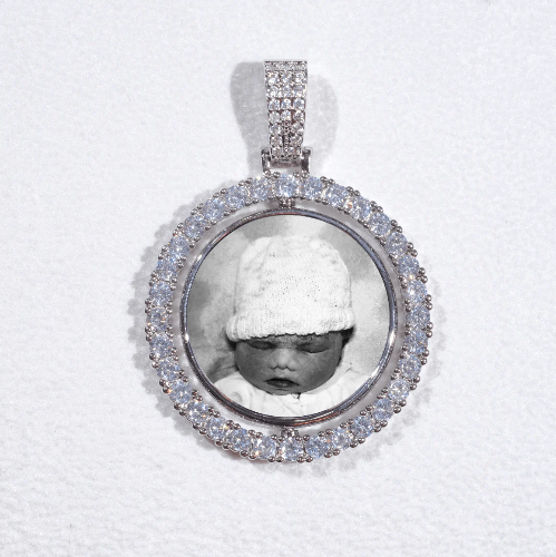 3D Spinning 2-Faced Custom Picture Pendant