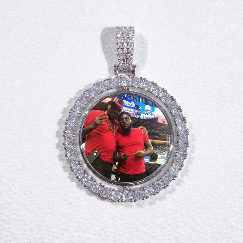 3D Spinning 2-Faced Custom Picture Pendant