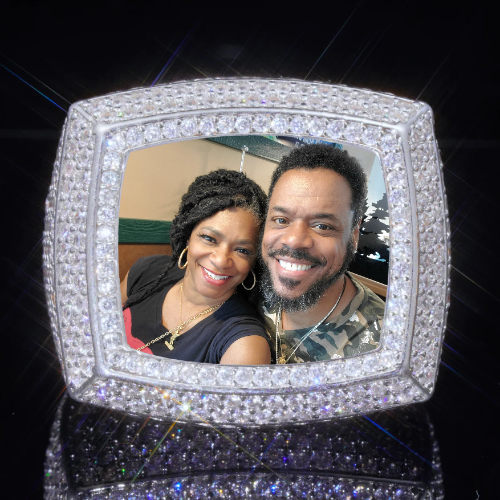 3D CUSTOM PICTURE ICED RING
