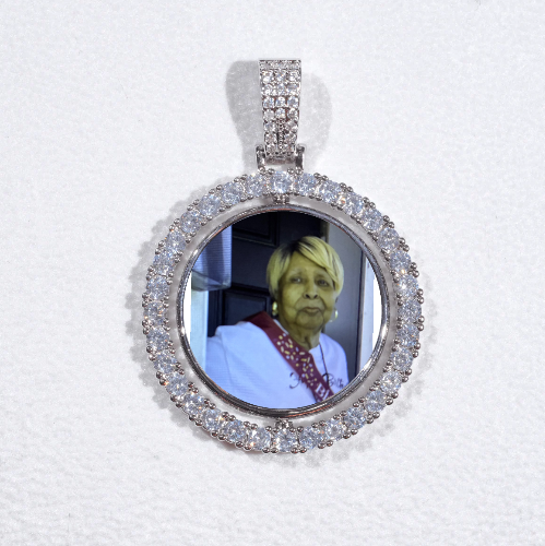 3D Spinning 2-Faced Custom Picture Pendant