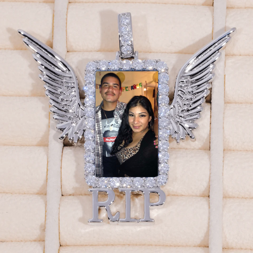RIP WING 3D CUSTOM PICTURE PENDANT