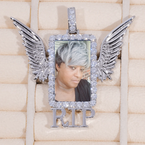RIP WING 3D CUSTOM PICTURE PENDANT