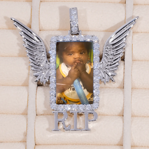 RIP WING 3D CUSTOM PICTURE PENDANT