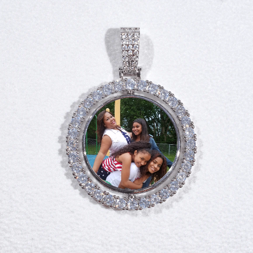 3D Spinning 2-Faced Custom Picture Pendant