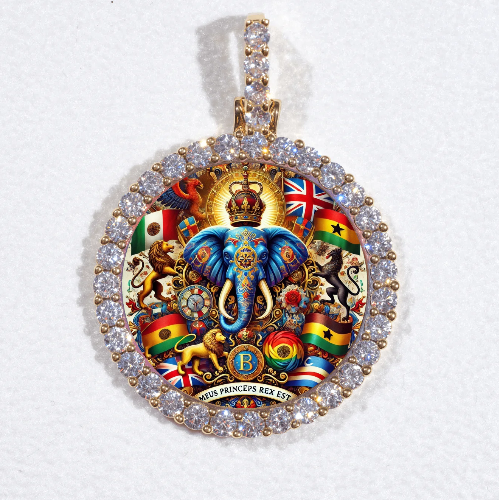 3D CIRCLE CUSTOM PICTURE PENDANT SMALL SIZE
