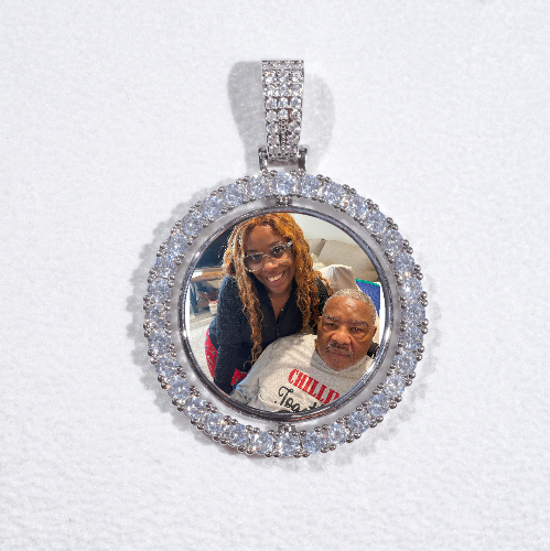 3D Spinning 2-Faced Custom Picture Pendant