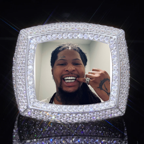 3D CUSTOM PICTURE ICED RING