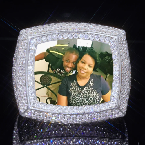 3D CUSTOM PICTURE ICED RING