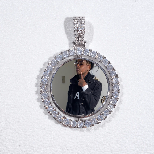 3D Spinning 2-Faced Custom Picture Pendant