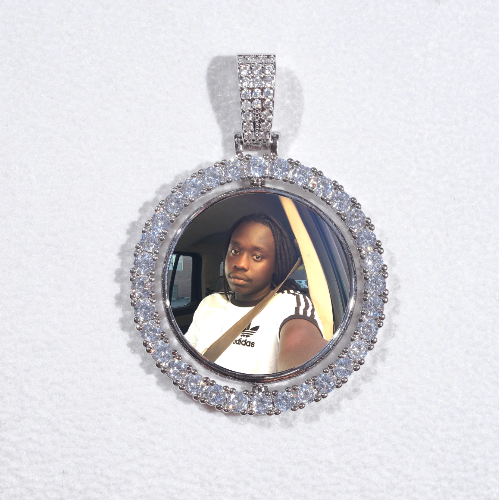 3D Spinning 2-Faced Custom Picture Pendant