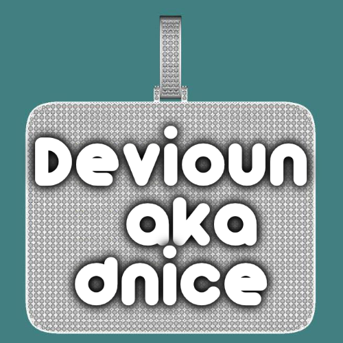 CUSTOM LETTER NECKLACE 3D BIG SQUARE