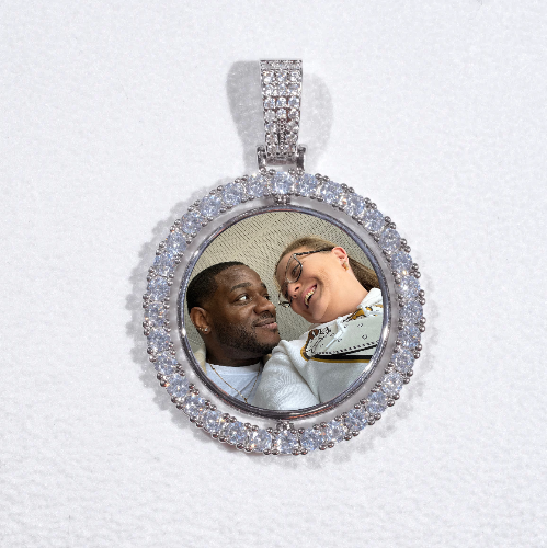 3D Spinning 2-Faced Custom Picture Pendant