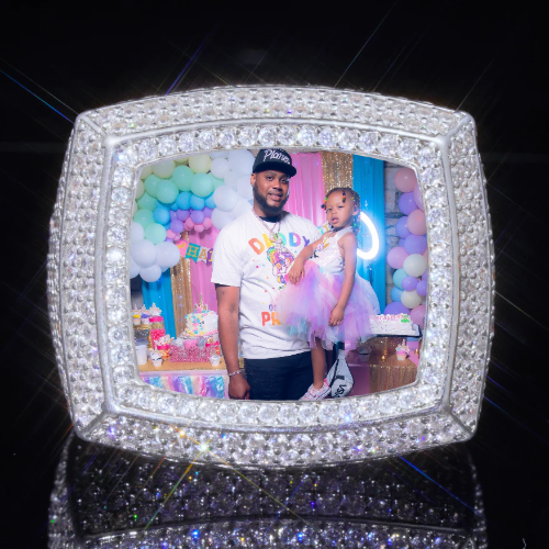 3D CUSTOM PICTURE ICED RING