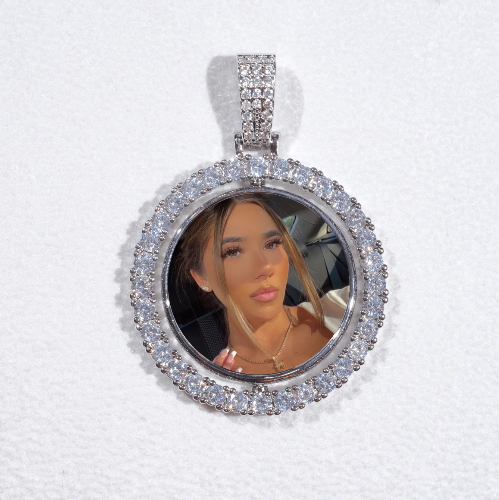 3D Spinning 2-Faced Custom Picture Pendant