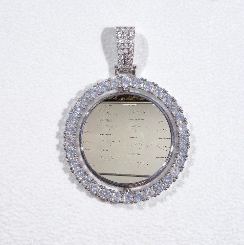 3D Spinning 2-Faced Custom Picture Pendant