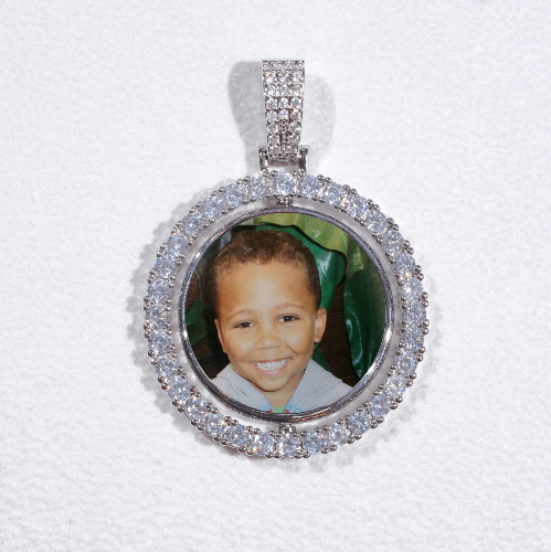 3D Spinning 2-Faced Custom Picture Pendant
