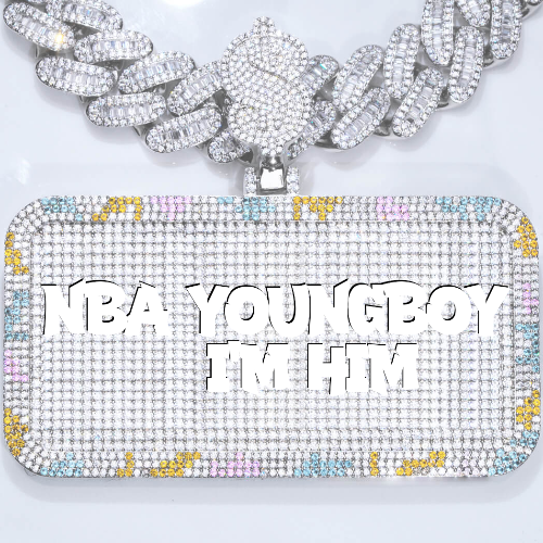 CUSTOM LETTER NECKLACE 3D COLORFUL SQUARE