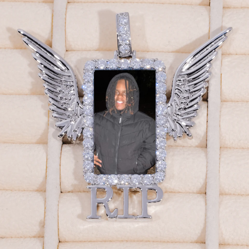 RIP WING 3D CUSTOM PICTURE PENDANT
