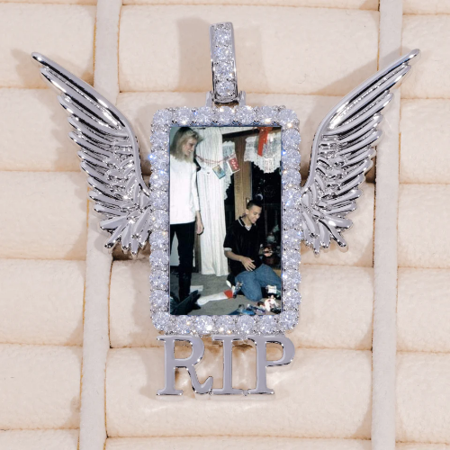 RIP WING 3D CUSTOM PICTURE PENDANT
