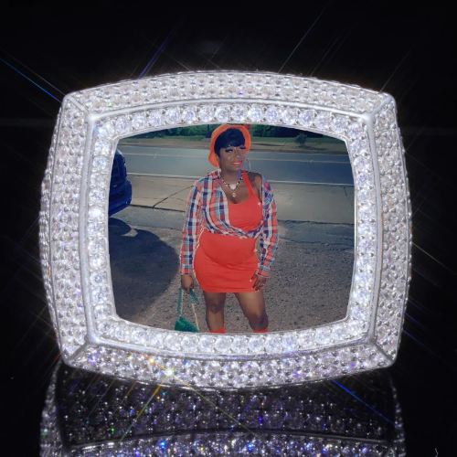 3D CUSTOM PICTURE ICED RING