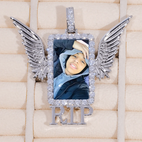 RIP WING 3D CUSTOM PICTURE PENDANT