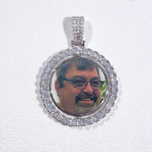 3D Spinning 2-Faced Custom Picture Pendant