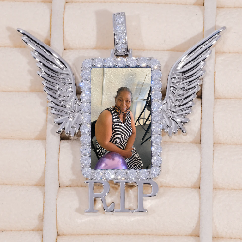 RIP WING 3D CUSTOM PICTURE PENDANT