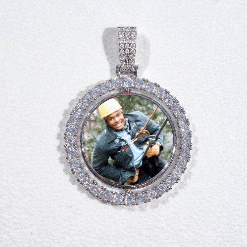 3D Spinning 2-Faced Custom Picture Pendant