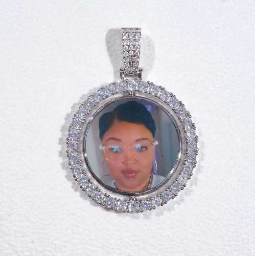 3D Spinning 2-Faced Custom Picture Pendant