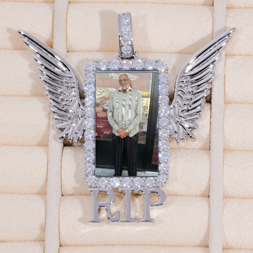 RIP WING 3D CUSTOM PICTURE PENDANT