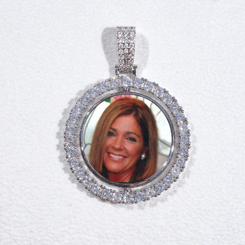 3D Spinning 2-Faced Custom Picture Pendant