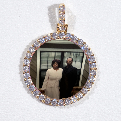 3D CIRCLE CUSTOM PICTURE PENDANT SMALL SIZE