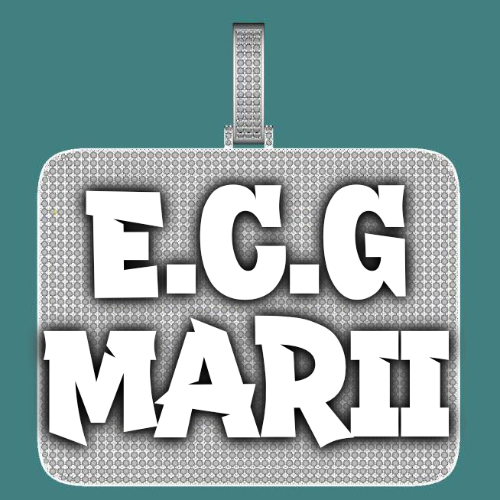 CUSTOM LETTER NECKLACE 3D BIG SQUARE