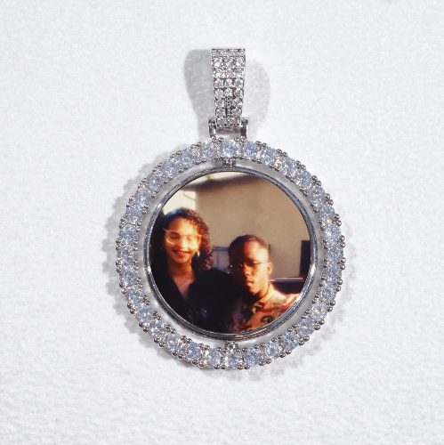 3D Spinning 2-Faced Custom Picture Pendant