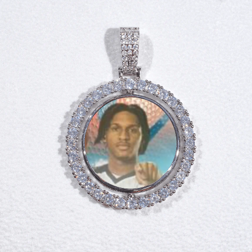 3D Spinning 2-Faced Custom Picture Pendant