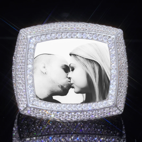 3D CUSTOM PICTURE ICED RING