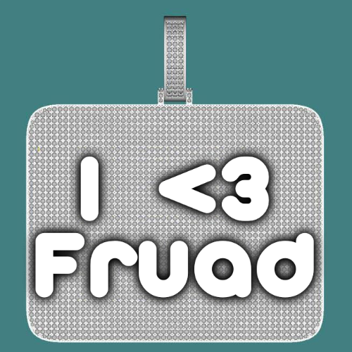 CUSTOM LETTER NECKLACE 3D BIG SQUARE