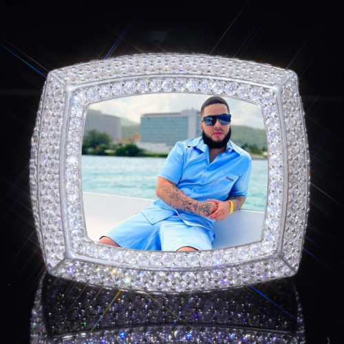 3D CUSTOM PICTURE ICED RING