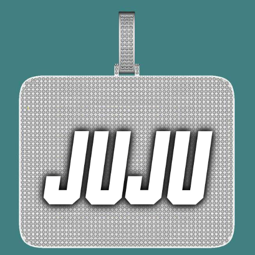 CUSTOM LETTER NECKLACE 3D BIG SQUARE