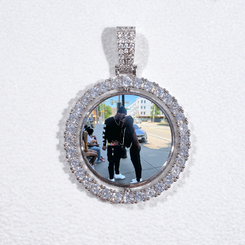3D Spinning 2-Faced Custom Picture Pendant
