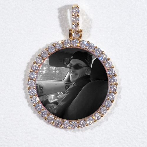 3D CIRCLE CUSTOM PICTURE PENDANT SMALL SIZE
