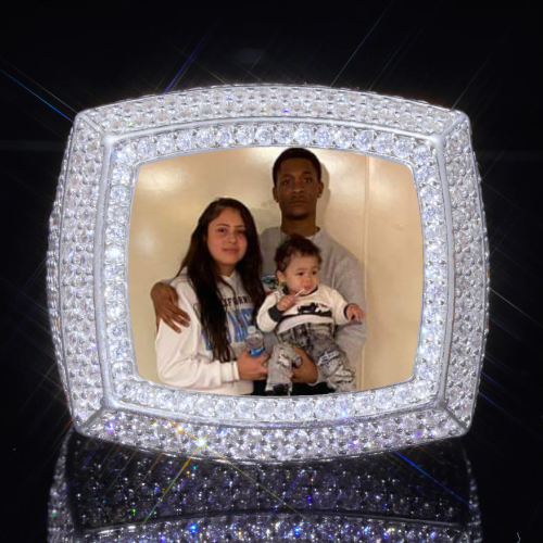 3D CUSTOM PICTURE ICED RING