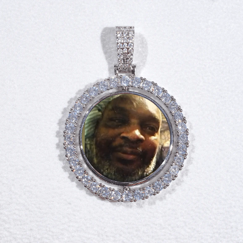 3D Spinning 2-Faced Custom Picture Pendant