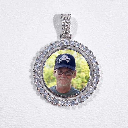 3D Spinning 2-Faced Custom Picture Pendant