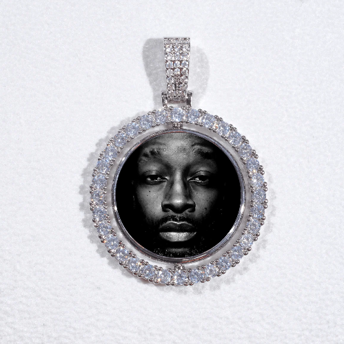 3D Spinning 2-Faced Custom Picture Pendant