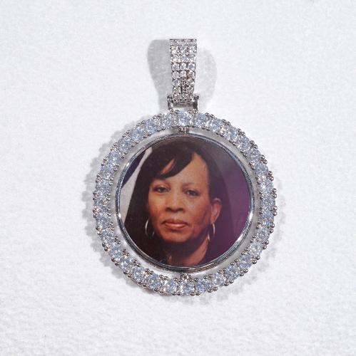 3D Spinning 2-Faced Custom Picture Pendant