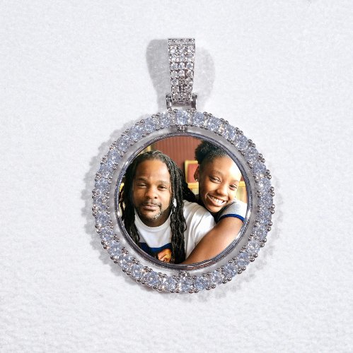 3D Spinning 2-Faced Custom Picture Pendant