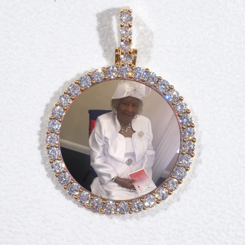 3D CIRCLE CUSTOM PICTURE PENDANT SMALL SIZE