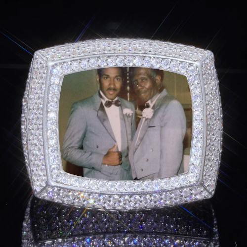 3D CUSTOM PICTURE ICED RING